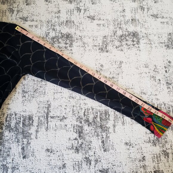 Desigual Spain Long Sleeve Mermaid Floral Print Dress 100% Cotton - Picture 11 of 15